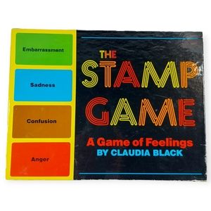 Hasbro The Stamp Game - Black, Yellow, Red, Blue, Green, Orange